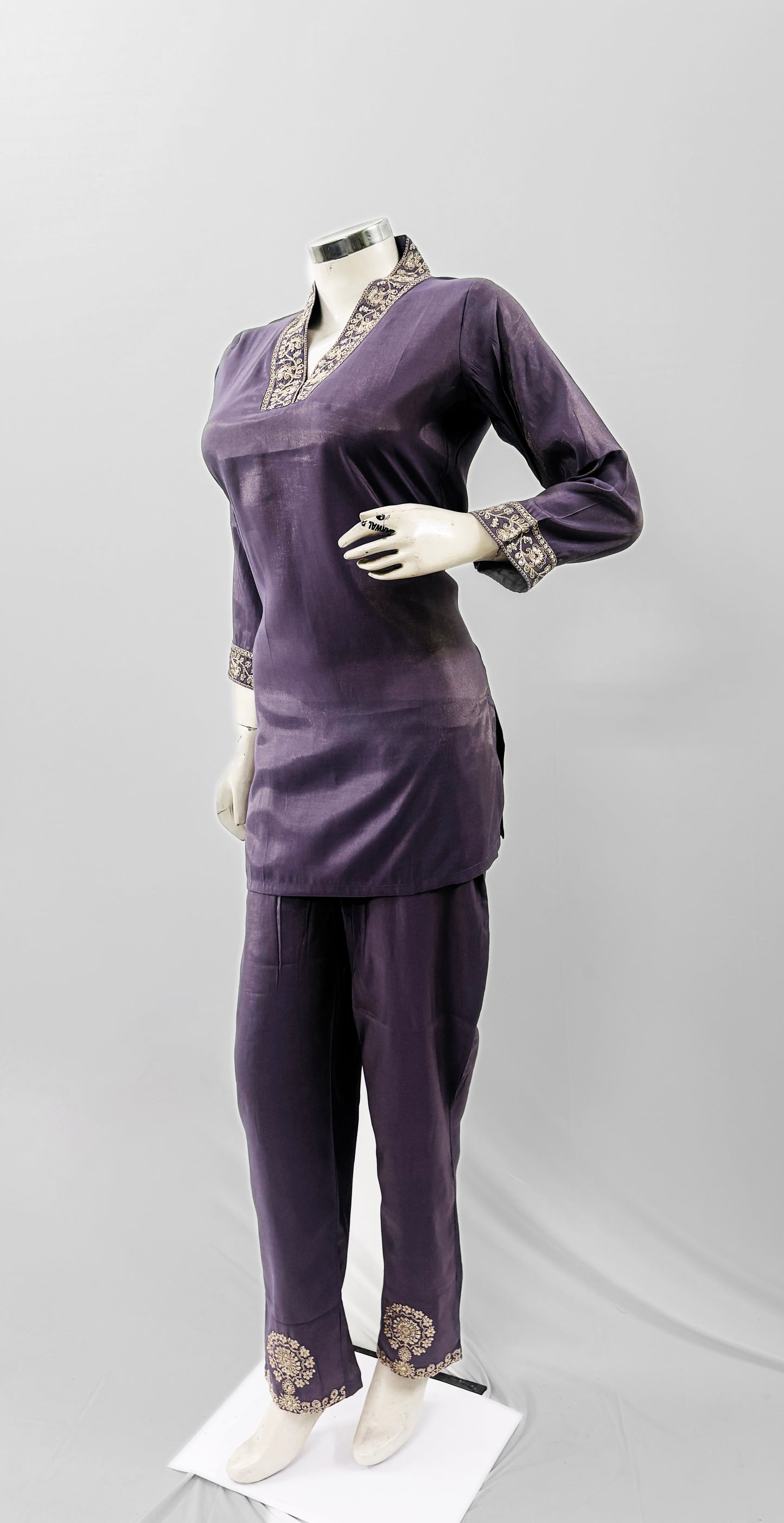 purple maternity