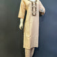 Sand Dune Embroidered Linen Cotton Kurti Set