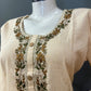 Sand Dune Embroidered Linen Cotton Kurti Set